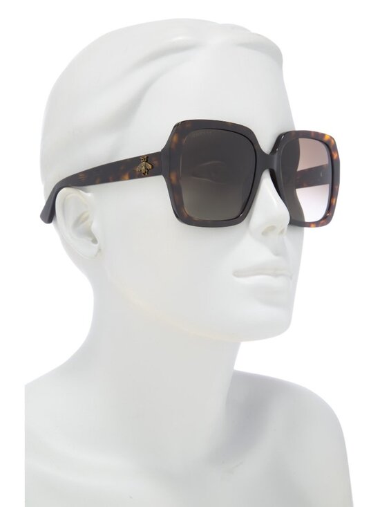 GUCCI GG0096S 006 Core Square DARK HAVANA Sunglasses main image 10